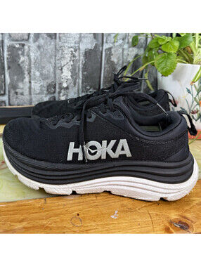 HOKA Gaviota 5 Women's Running Shoes Black/White US 8B 1134235